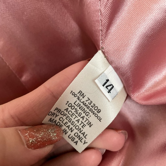 Vintage 60s Pastel Purple Genuine Fur Coat - Picture 6 of 7